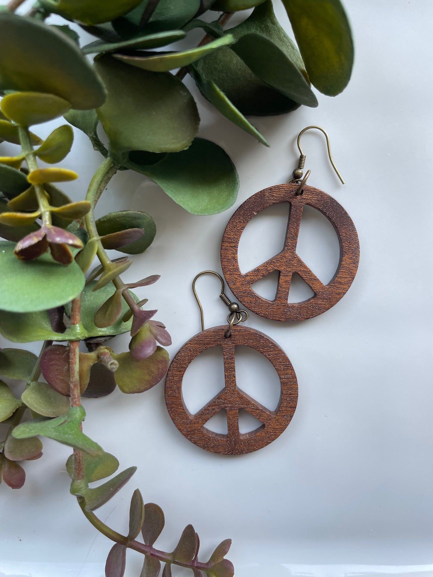 Peace Earrings Small
