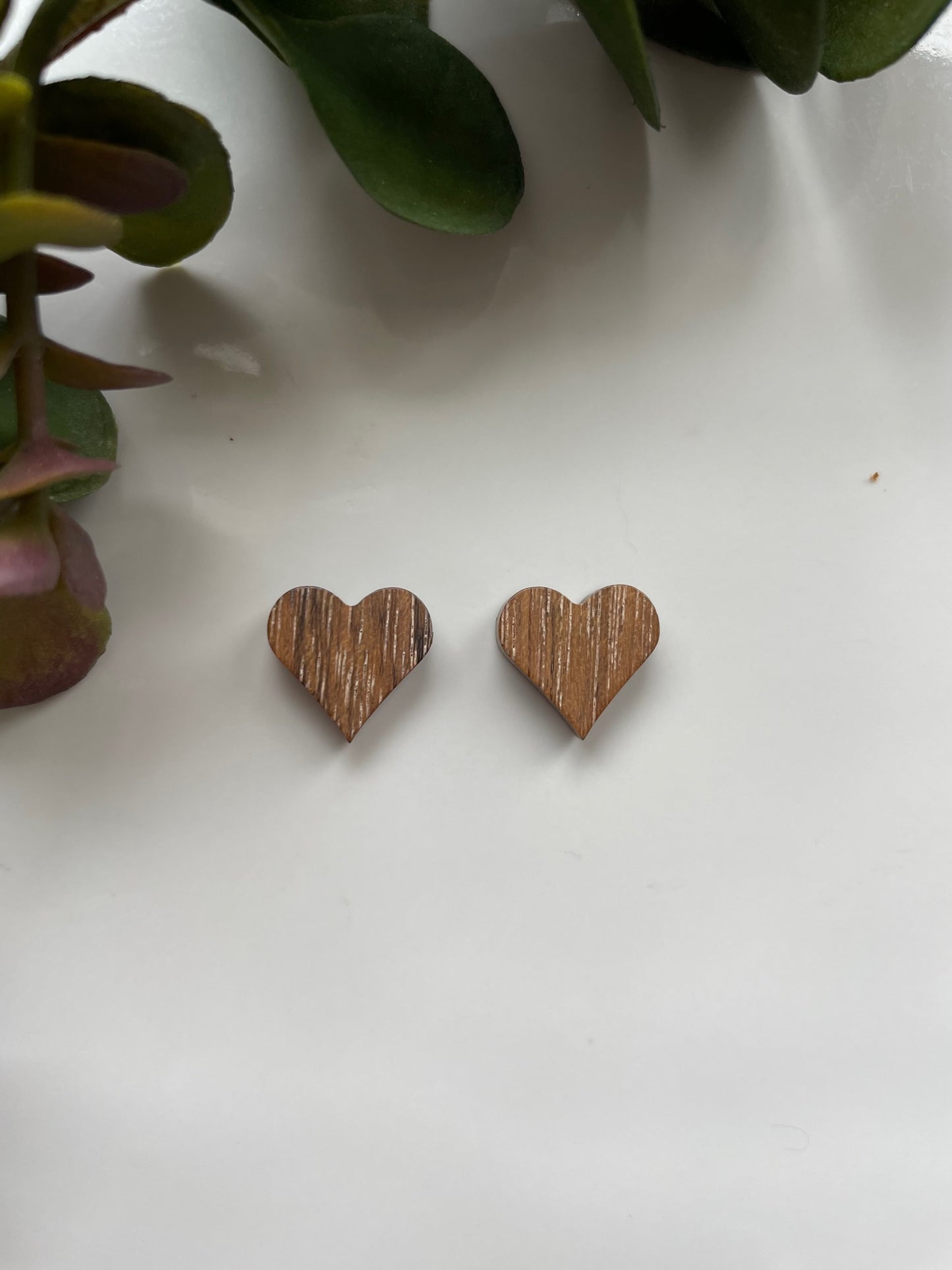 Tiny Heart Post Earrings